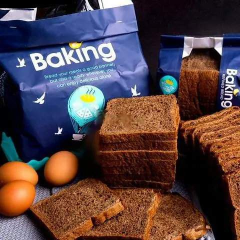 Hình ảnh Bánh mì đen nguyên cám healthy 500gr - 20 lát