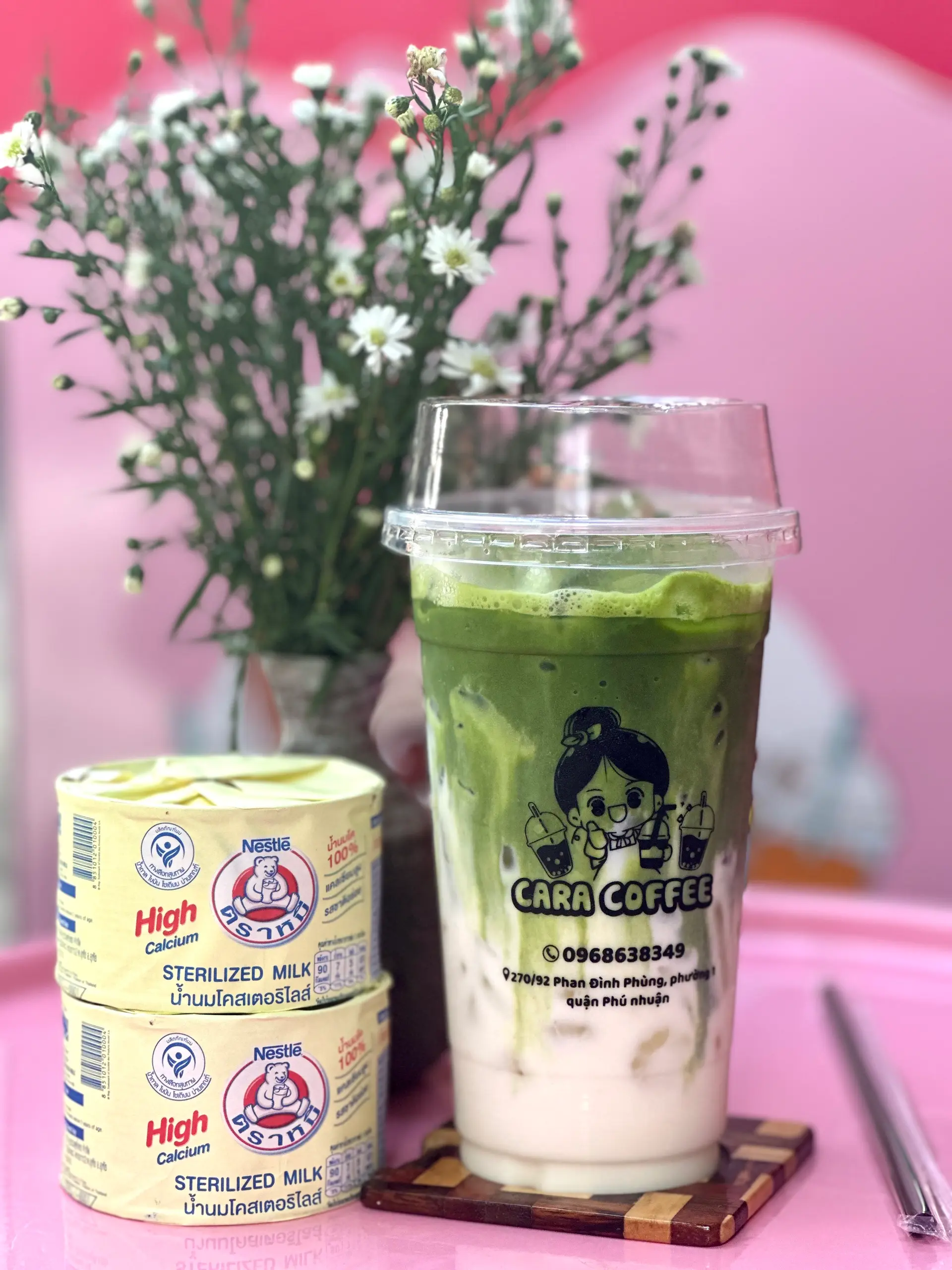 Hình ảnh Matcha sữa gấu