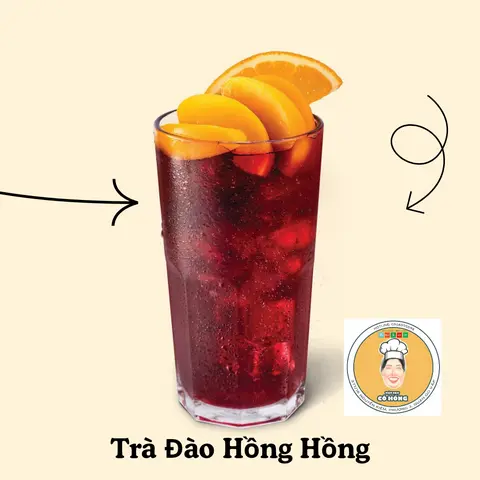 Hình ảnh Trà Đào Hồng Hồng 