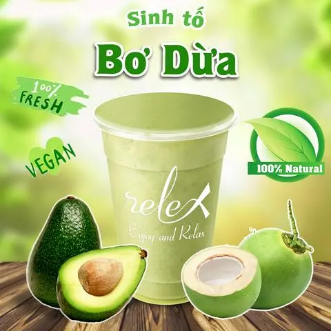 Hình ảnh Sinh Tố Bơ - Dừa