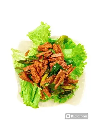 Hình ảnh Bò lát chay chiên giòn lá chanh chay
