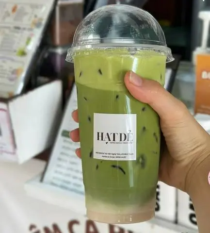 Hình ảnh sữa gấu matcha latte 