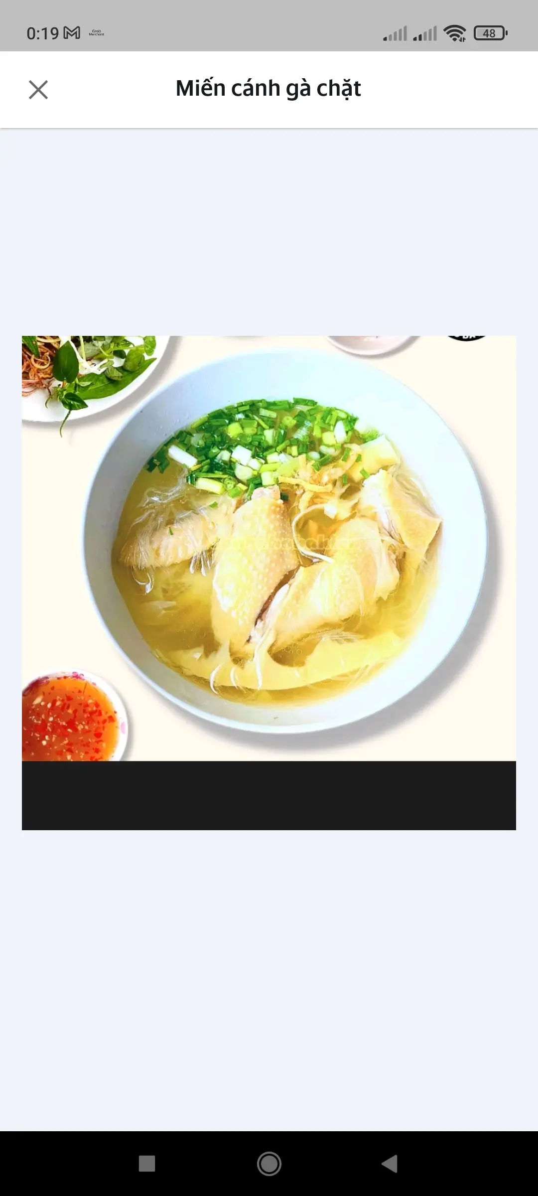 Hình ảnh Miến cánh gà chặt