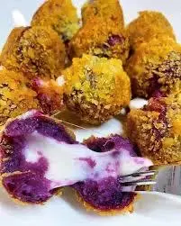 Hình ảnh Khoai lang tím phô mai