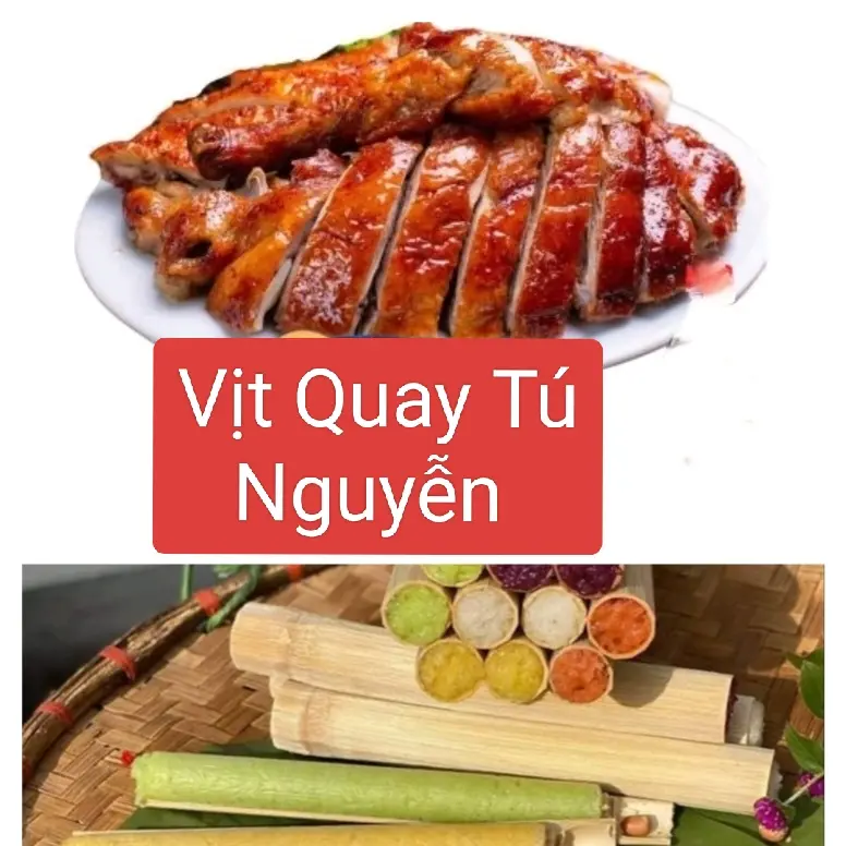 Hình ảnh combo 1/2 Vịt Quay + 2 ống cơm lam