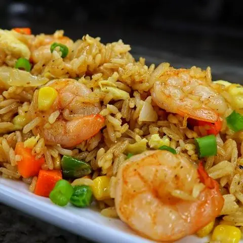 Hình ảnh 34} Shrimp Curry Fire Rice (Cơm Chiên Càri Tôm)