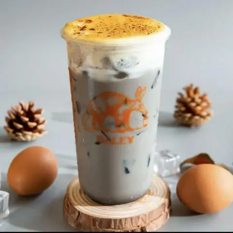 Hình ảnh Trà Sữa Mun Kem Trứng Nướng