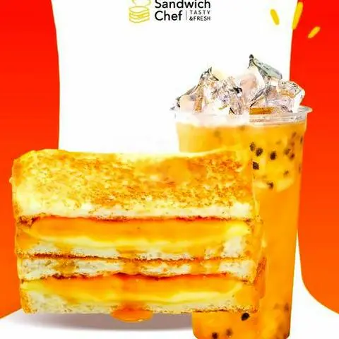 Hình ảnh Sandwich Mật Ong & Nước Chanh Dây - BÁN CHẠY - Honey Sandwich & Passion Fruit Juice