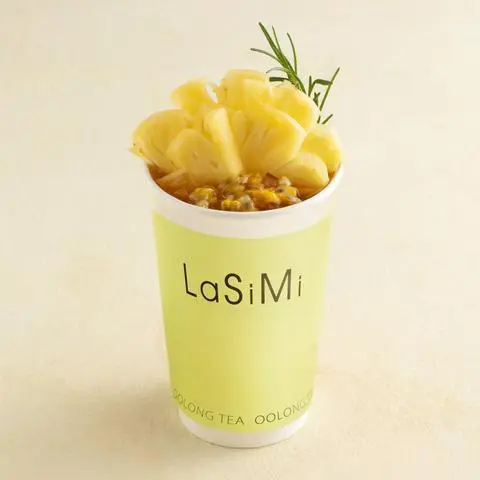 Hình ảnh Trà Ô Long Dứa Chanh Dây