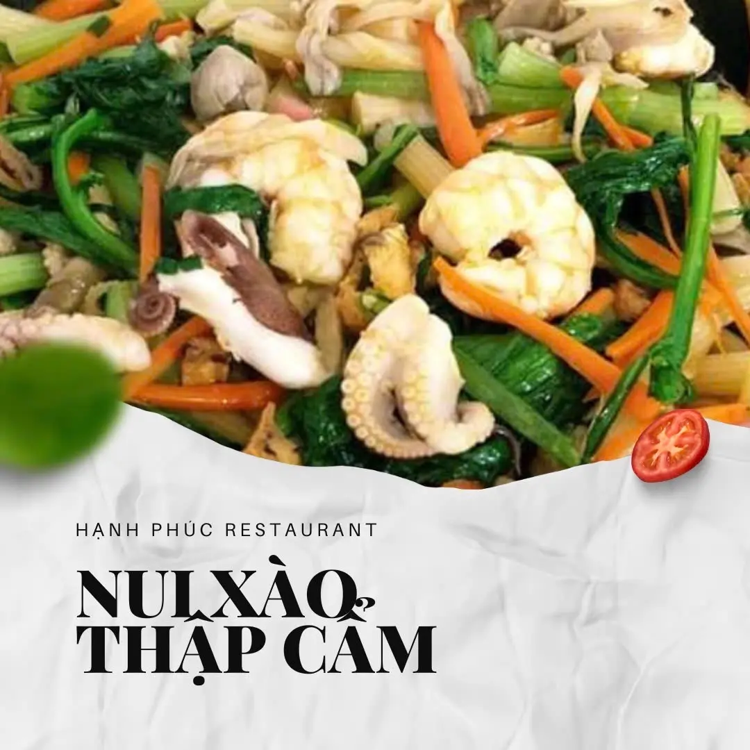 Hình ảnh Nui Xào Thập Cẩm