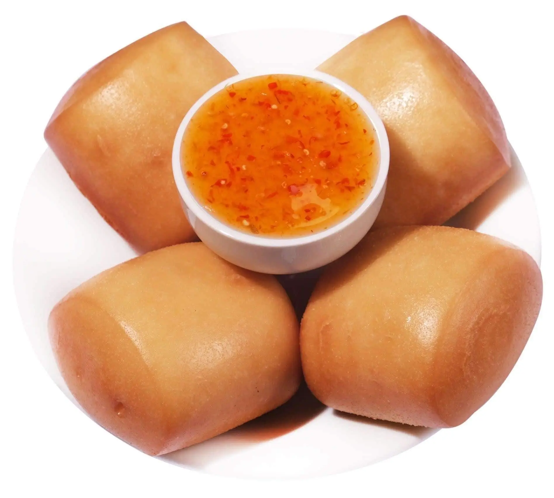 Hình ảnh Màn thầu chiên chấm sốt chua ngọt/炸馒头沾糖醋汁