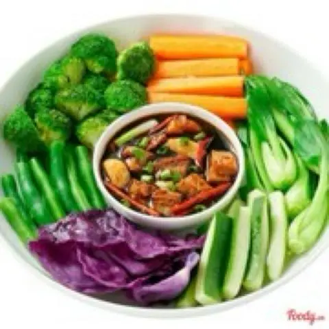 Hình ảnh Rau luộc thập cẩm - kho quẹt