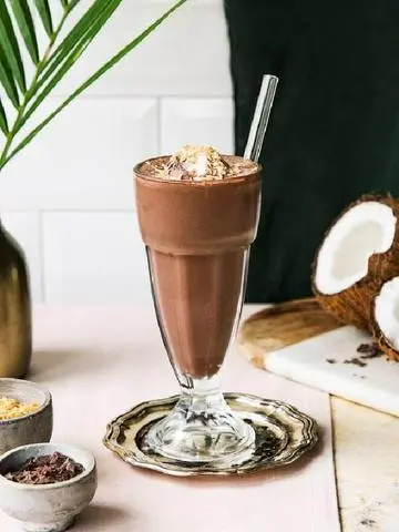 Hình ảnh Sinh Tố Dừa + Chocolate