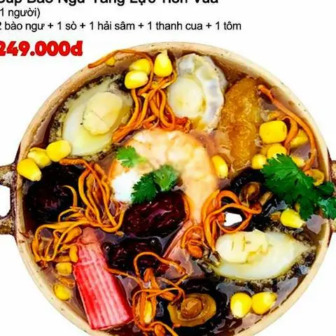 Hình ảnh SÚP BÀO NGƯ TĂNG LỰC TIẾN VUA 