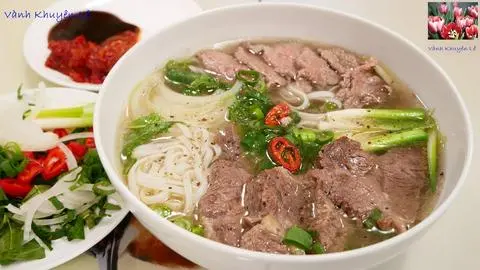 Hình ảnh Phở tái bắp