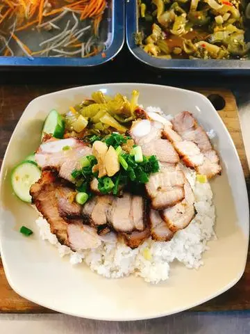 Hình ảnh cơm ba rọi