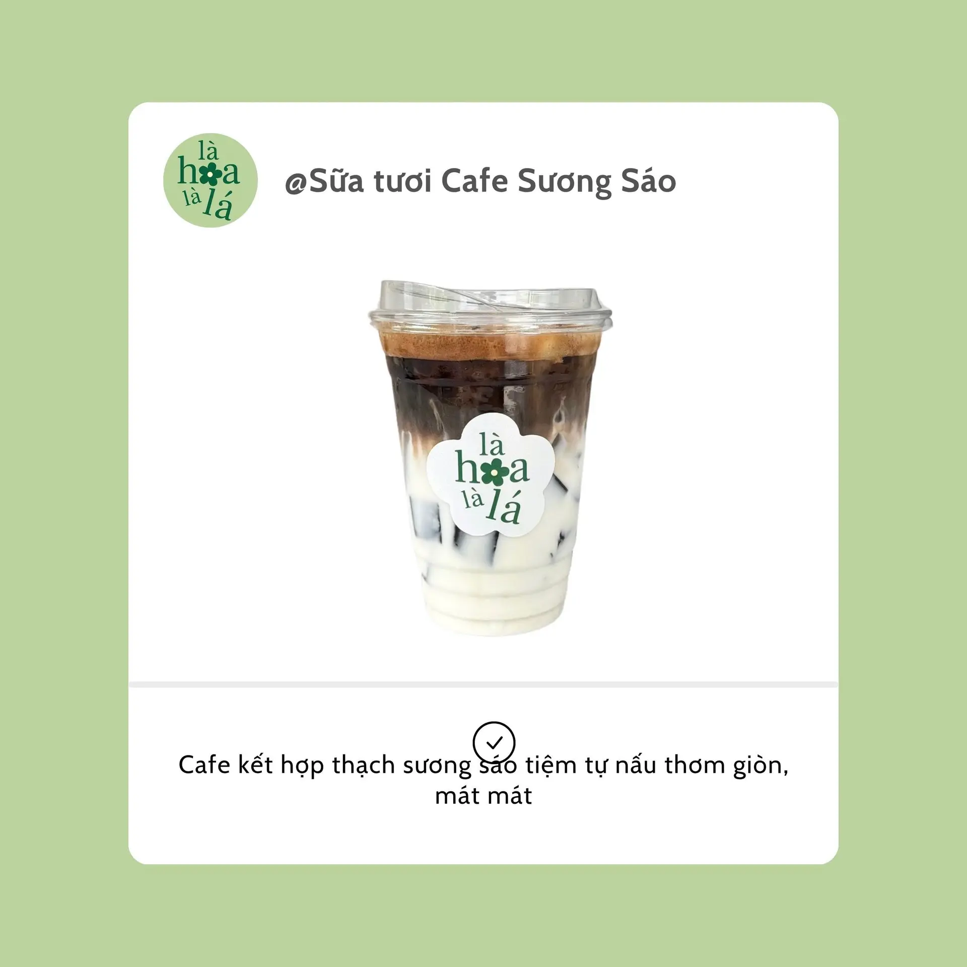 Hình ảnh Sữa Tươi Cafe Sương Sáo