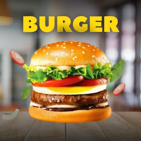 Hình ảnh Burger Bò Trứng