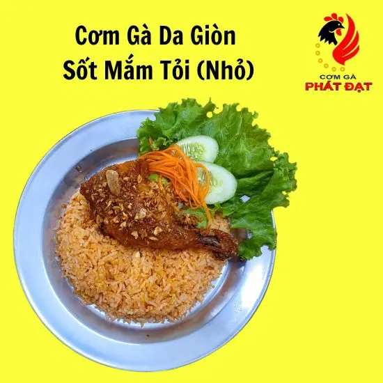 Hình ảnh Cơm Gà Da Giòn Sốt Mắm Tỏi (Nhỏ)