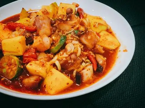 Hình ảnh Bạch tuột sốt thái