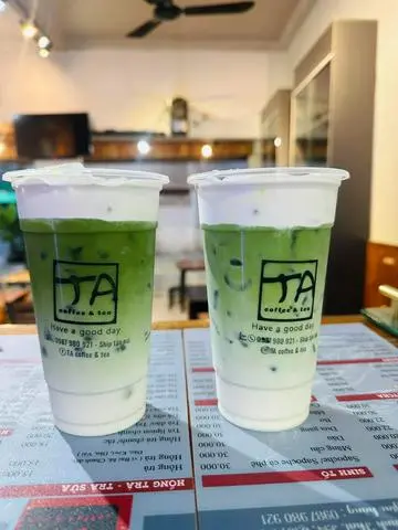 Hình ảnh Matcha latte kem muối