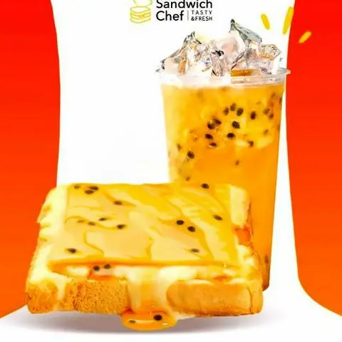 Hình ảnh Sandwich Chanh Dây & Nước Chanh Dây - Passion Fruit Sandwich & Passion Fruit Juice