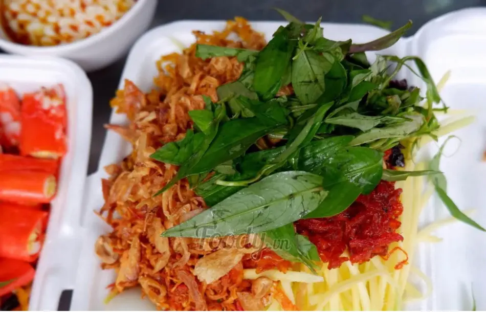 Hình ảnh Gỏi xoài khô bò đỏ