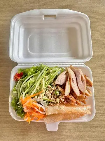 Hình ảnh bún nem nướng 