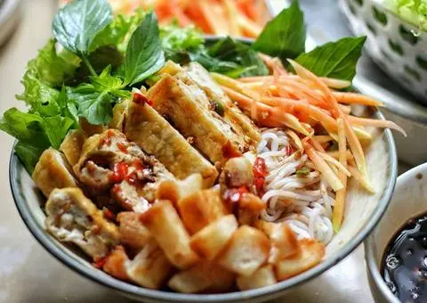 Hình ảnh BÚN CHAY TÀU HỦ NƯỚC TƯƠNG