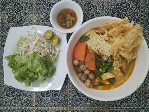 Hình ảnh Bánh canh nấm chay