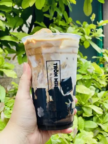 Hình ảnh Sương sáo Sữa tươi Cafe (ly lớn 700ml) 