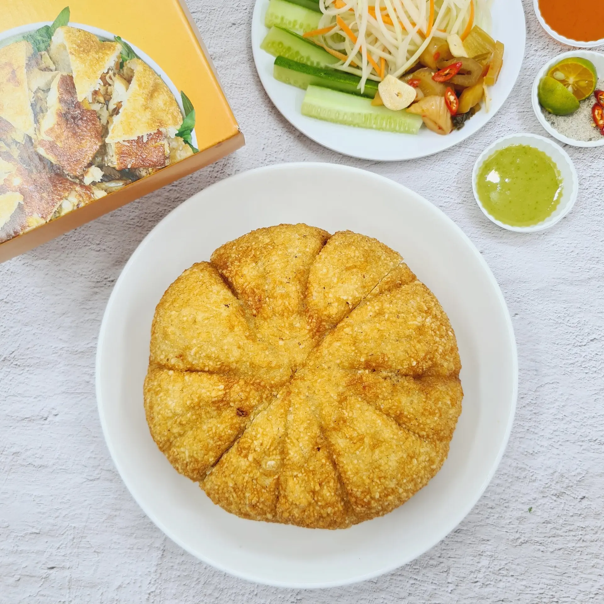 Hình ảnh Gà Bó Xôi Hình Trái Bí - Nửa Con