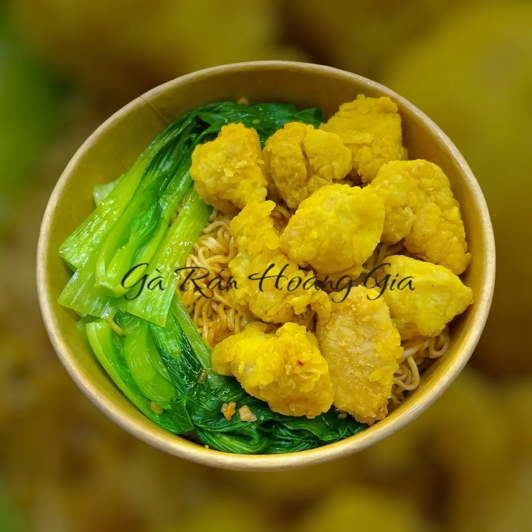 Hình ảnh Mì Trộn Gà Viên Chiên Giòn ( Sốt )