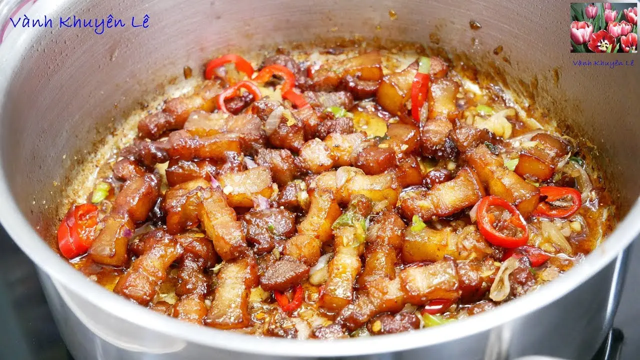 Hình ảnh thịt kho tiêu