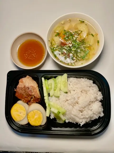 Hình ảnh Combo Cơm Thịt Kho Trứng + Canh Khổ Qua 