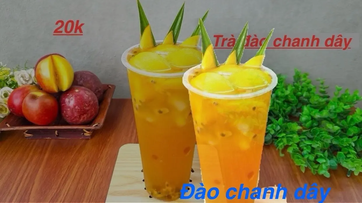 Hình ảnh Trà Đào Chanh Dây
