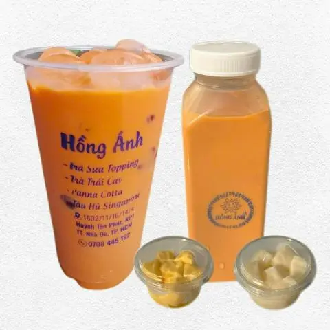 Hình ảnh Trà sữa Thái đỏ khúc bạch (3 viên)