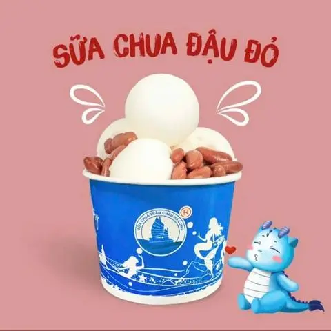 Hình ảnh Sữa chua đậu đỏ