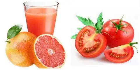 Hình ảnh Nước Ép Bưởi + Cà Chua