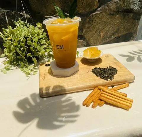 Hình ảnh Trà thơm hạt đác (size phủ phê 700ml)