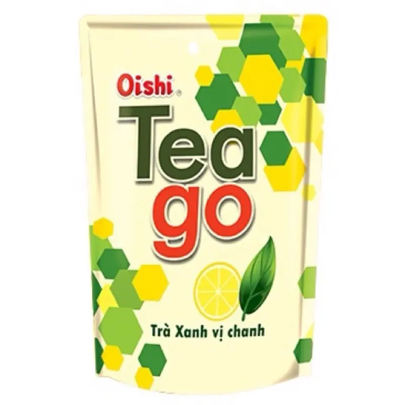 Hình ảnh Nước Trà Xanh Vị Chanh Oishi- bịch 180ml