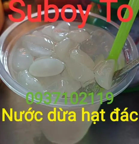 Hình ảnh nước dừa hạt đác