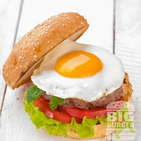 Hình ảnh Hamburger trứng