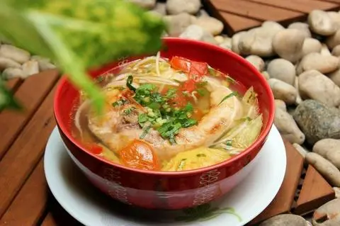 Hình ảnh Cơm cá basa canh chua