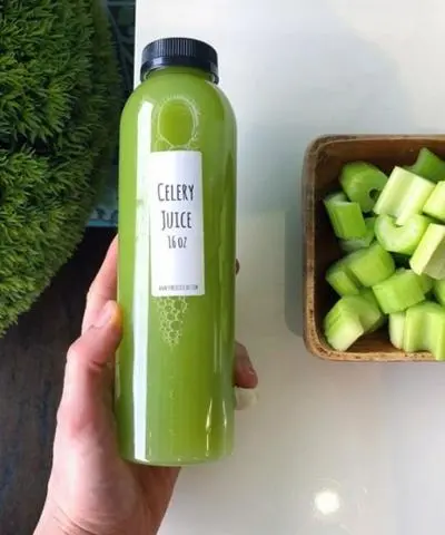 Hình ảnh ép chậm cần tây nguyên chất chai 330ml