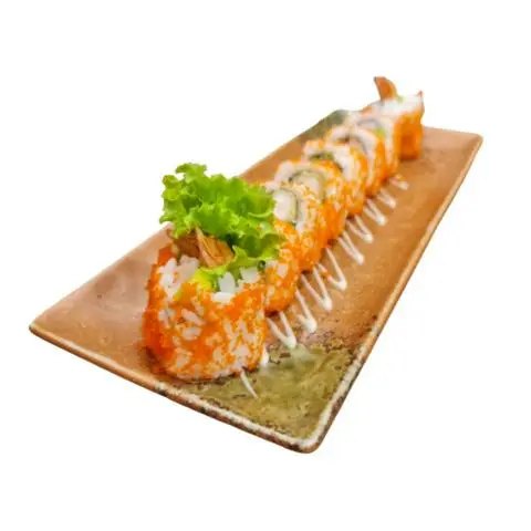 Hình ảnh Sushi Tôm Phô Mai Lăn Trứng Tôm