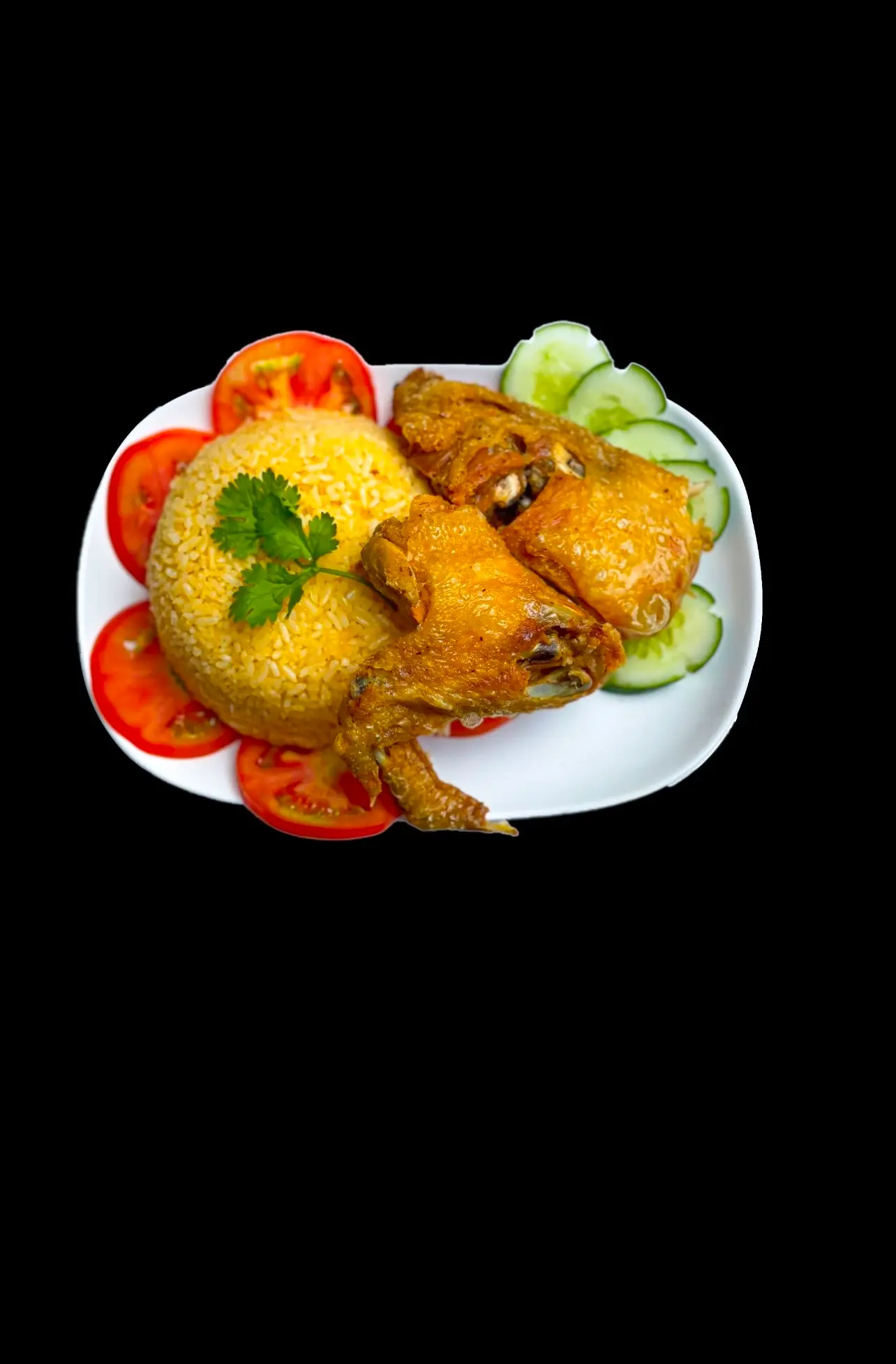 Hình ảnh cơm chiên cánh gà