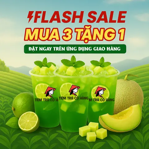 Hình ảnh MUA 3 TẶNG 1 - Trà Dưa Lưới Siêu Ngon (L)