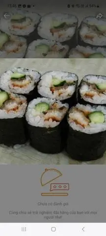 Hình ảnh Maki Unakyu (Cuộn Lươn Nhật,Dưa leo)