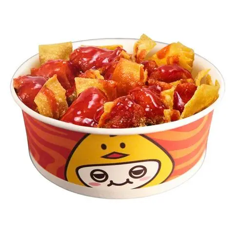 Hình ảnh Gà viên sốt thái